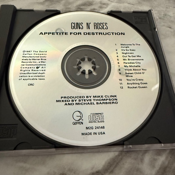 Guns N’ Roses - Appetite For Destruction CD - Picture 3 of 6